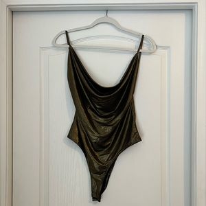 Sparkly Golden Bodysuit